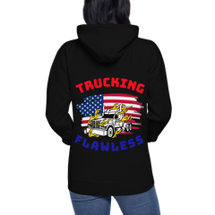 American Trucker, Trucking Flawless RWB, Industry Clothing, Unisex Hoodie