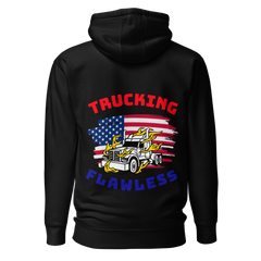 American Trucker, Trucking Flawless RWB, Industry Clothing, Unisex Hoodie