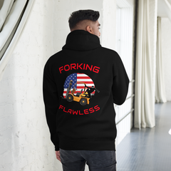 Forklift Ninja, Forking Flawless GR, Industry Clothing, Unisex Hoodie