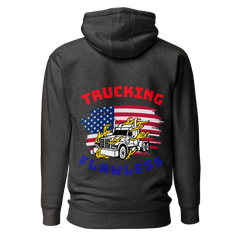 American Trucker, Trucking Flawless RWB, Industry Clothing, Unisex Hoodie