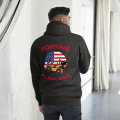 Forklift Ninja, Forking Flawless GR, Industry Clothing, Unisex Hoodie