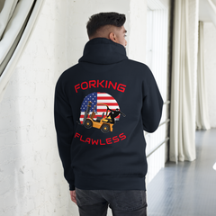 Forklift Ninja, Forking Flawless GR, Industry Clothing, Unisex Hoodie