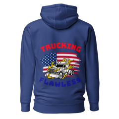 American Trucker, Trucking Flawless RWB, Industry Clothing, Unisex Hoodie