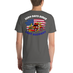 American Trucker Zero Days Since Last Accident BK WRBUnisex t-shirt