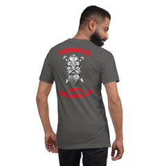 Viking Teamster Until Valhalla Back WR Unisex t-shirt