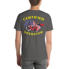 Forklift Super Certified Forklift Operator 1FRY Unisex t-shirt