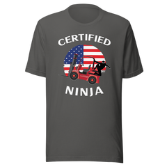 Certified Forklift Ninja FRW Unisex t-shirt