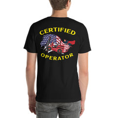 Forklift Super Certified Forklift Operator 1FRY Unisex t-shirt