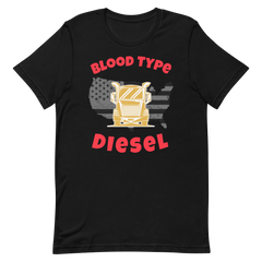 Trucker, Blood Type Diesel GR, Industry Clothing, Unisex t-shirt