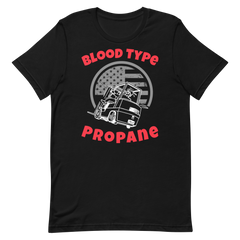 Forklift, Blood Type Propane WR, Industry Clothing, Unisex t-shirt