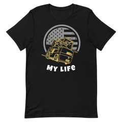 Forklift Fork My Life GW Unisex t-shirt Play on Words