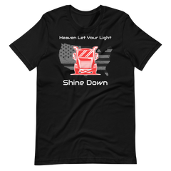 Trucker, Heaven Let Your Light Shine Down RW, Industry Clothing, Unisex t-shirt