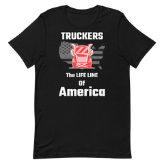 Truckers the Life Line of America RW, Industry Clothing, Unisex t-shirt