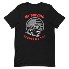 Forklift, My Driving Scares Me To WR, Industry Clothing, Unisex t-shirt