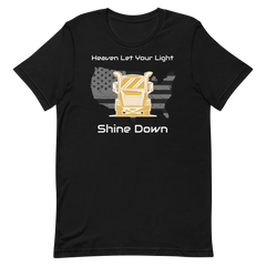 Trucker, Heaven Let Your Light Shine Down GW, Industry Clothing, Unisex t-shirt