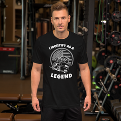 Forklift, I Identify as a Forking Legend W, Industry Clothing, Unisex t-shirt