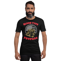 Forklift, Blood Type Propane GR, Industry Clothing, Unisex t-shirt