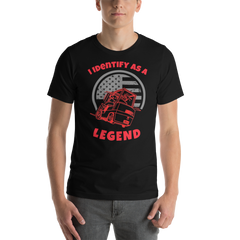 Forklift, I Identify as a Forking Legend R, Industry Clothing, Unisex t-shirt