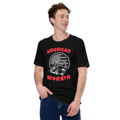 Forklift, American Forking Worker WR, Industry Clothing, Unisex t-shirt