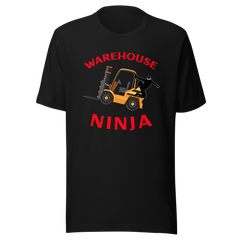 Forklift Ninja, Warehouse Ninja NFGR, Industry Clothing Unisex t-shirt