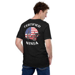 Certified Forklift Ninja BFRW Unisex t-shirt