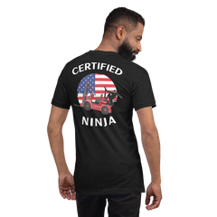 Certified Forklift Ninja BFRW Unisex t-shirt