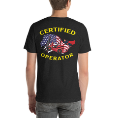 Forklift Super Certified Forklift Operator 1FRY Unisex t-shirt