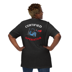 Forklift Superhero Certified Forklift Operator BNFWBR Unisex t-shirt