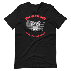 Trucker, God Bless Our Essential Workers WR, Industry Clothing
