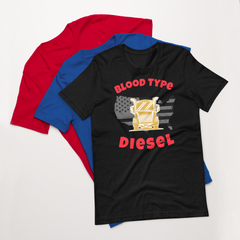 Trucker, Blood Type Diesel GR, Industry Clothing, Unisex t-shirt