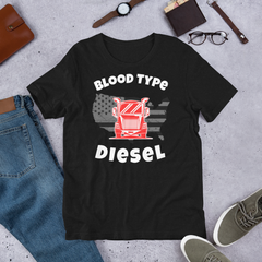 Trucker, Blood Type Diesel RW, Industry Clothing,  Unisex t-shirt