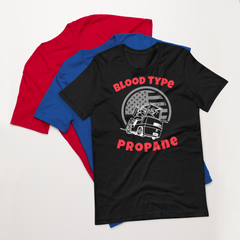 Forklift, Blood Type Propane WR, Industry Clothing, Unisex t-shirt