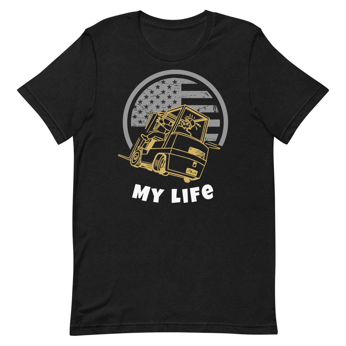 Forklift Fork My Life GW Unisex t-shirt Play on Words