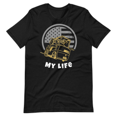 Forklift Fork My Life GW Unisex t-shirt Play on Words