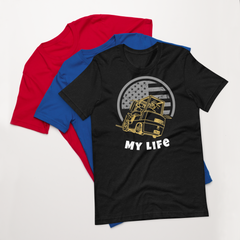 Forklift Fork My Life GW Unisex t-shirt Play on Words