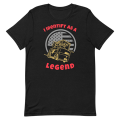 Forklift, I Identify as a Forklift Legend GR, Industry Clothing, Unisex t-shirt