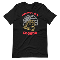 Forklift, I Identify as a Forklift Legend GR, Industry Clothing, Unisex t-shirt