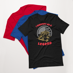 Forklift, I Identify as a Forklift Legend GR, Industry Clothing, Unisex t-shirt