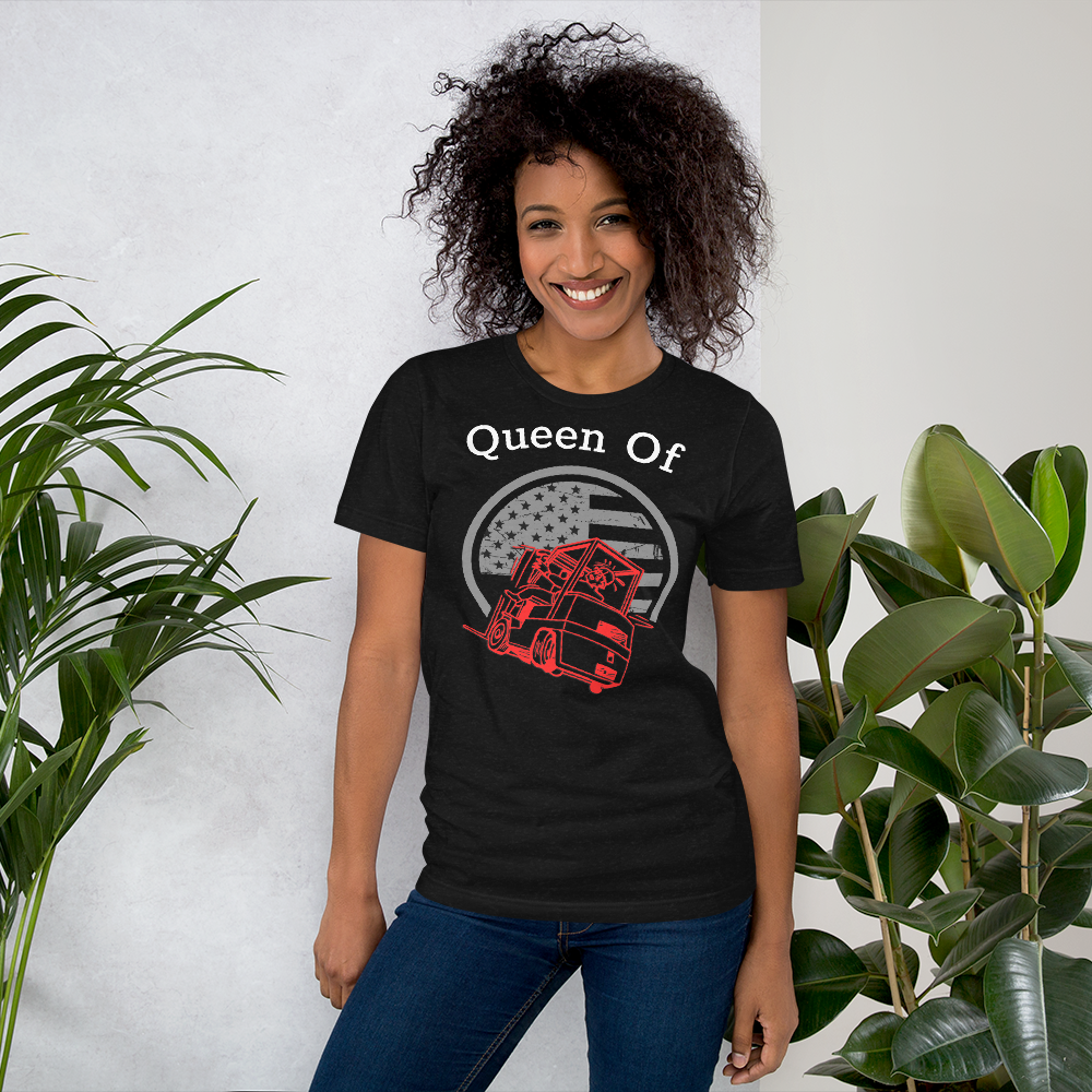 Forklift, Queen of Forking RW, Industry Clothing, Unisex t-shirt