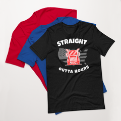 Trucker, Straight Outta Hours RW, Industry Clothing, Unisex t-shirt