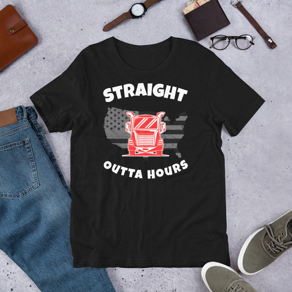 Trucker, Straight Outta Hours RW, Industry Clothing, Unisex t-shirt