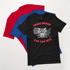 Truck Driver For The Win WR, Industry Clothing, Unisex t-shirt