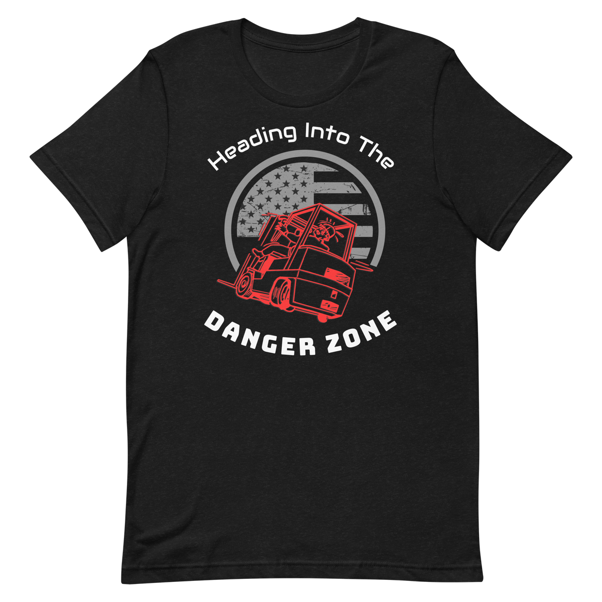 Forklift, Heading Into The Danger Zone RW, Industry Clothing, Unisex t-shirt