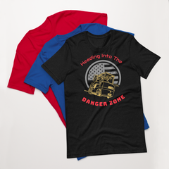 Forklift, Heading Into the Danger Zone GR, Industry Clothing, Unisex t-shirt