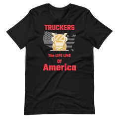 Truckers, The Life Line of America GR, Industry Clothing, Unisex t-shirt