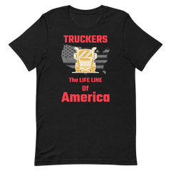 Truckers, The Life Line of America GR, Industry Clothing, Unisex t-shirt