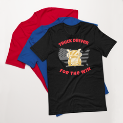 Truck Driver for the Win GR, Industry Clothing, Unisex t-shirt