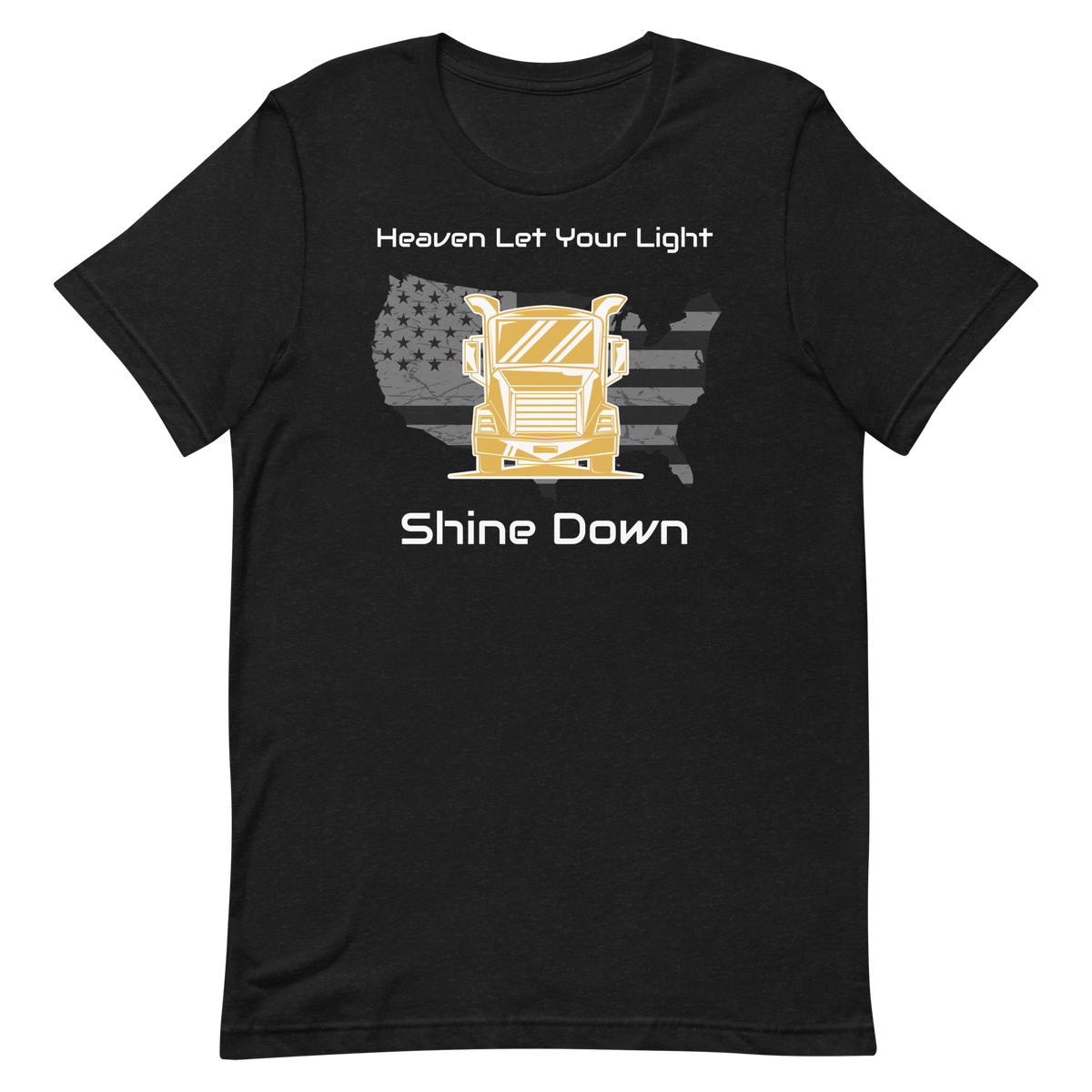 Trucker, Heaven Let Your Light Shine Down GW, Industry Clothing, Unisex t-shirt