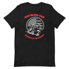 Forklift, God Bless Our Essential Workers WR, Industry Clothing, Unisex t-shirt