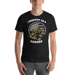 Forklift, I Identify as a Forking Legend GW, Industry Clothing, Unisex t-shirt